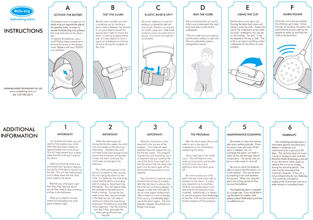 Bedwetting-alarm-User-manual