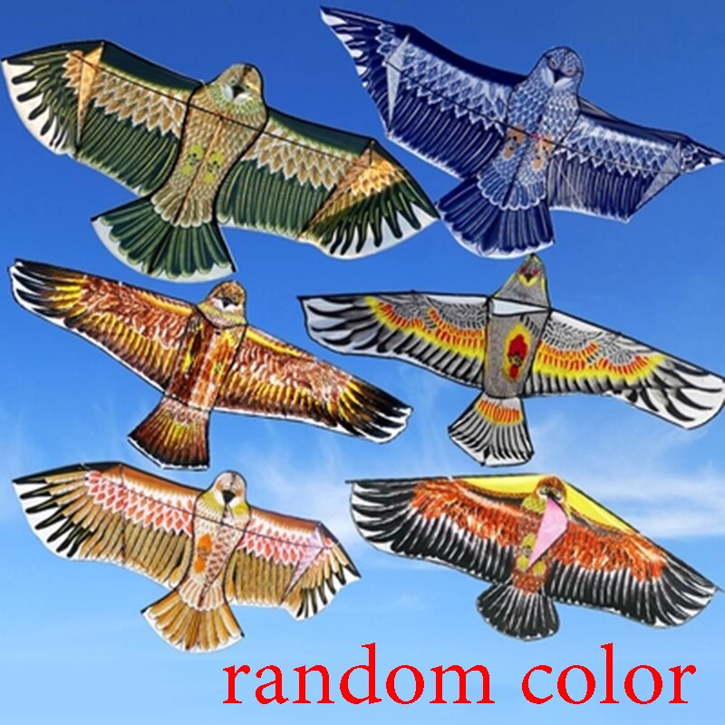 Family Outings Outdoor Fun Sports 1.1M Flying Eagle Kite For Children's Toy Gift Novelty Animal Kite Flying Higher High Quality