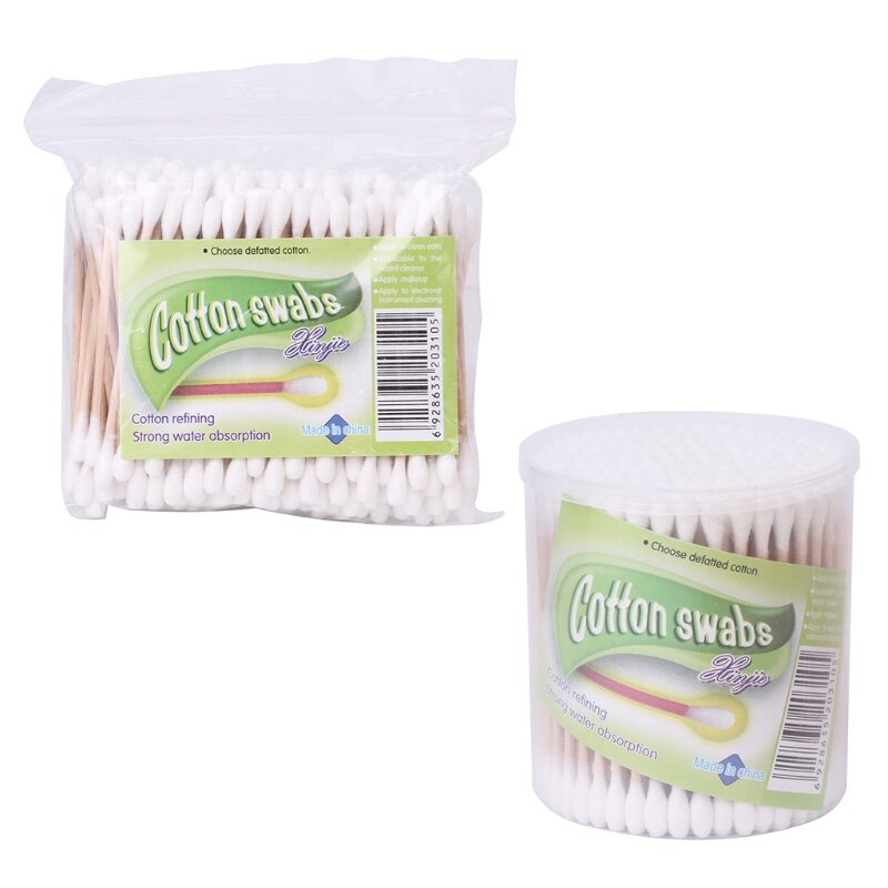 100Pcs-180Pcs-Cotton-Swab-Baby-Care-Cleaning-Makeup-Remover-Double-Head-Tip-Wood-Tools