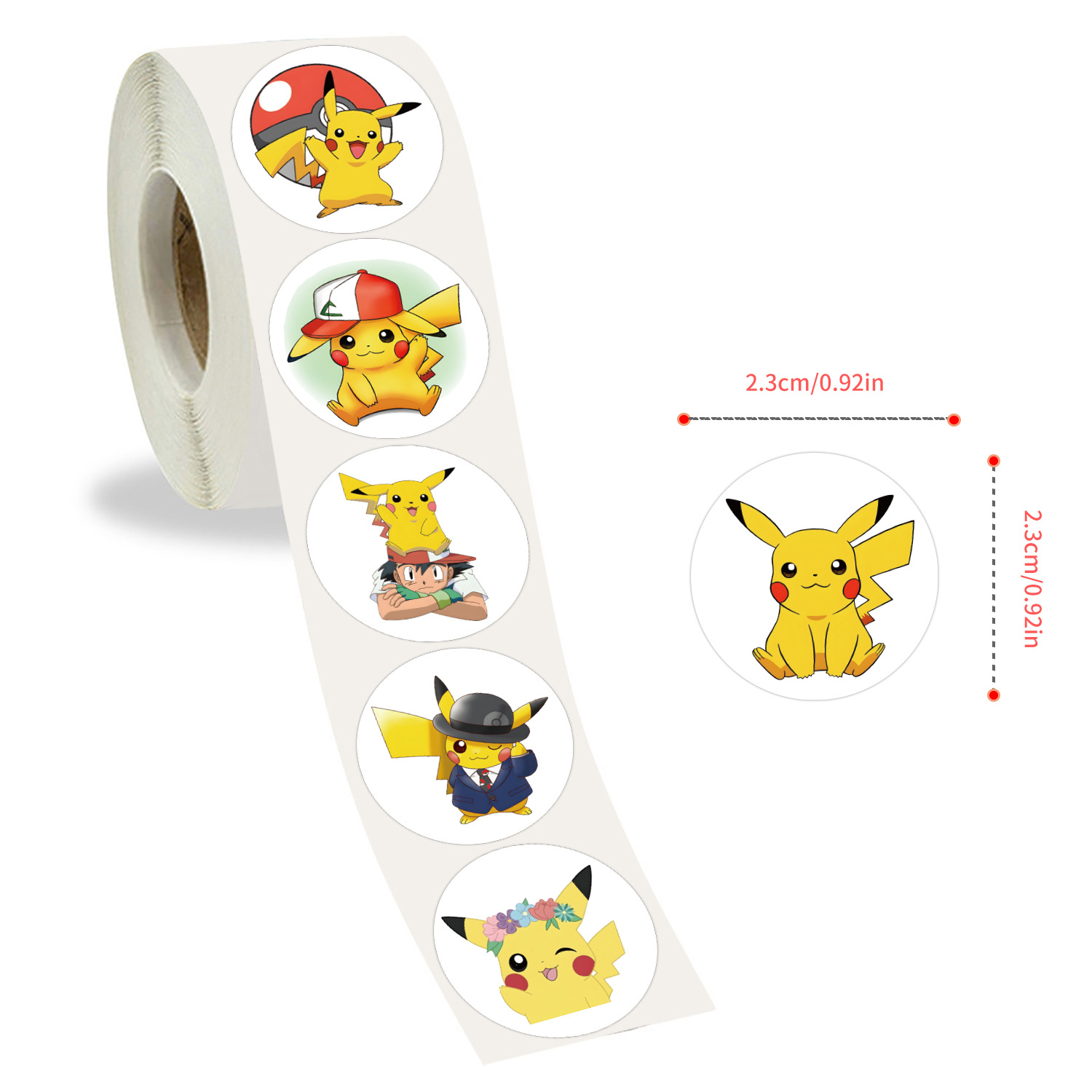 Pikachu Sealing Stickers