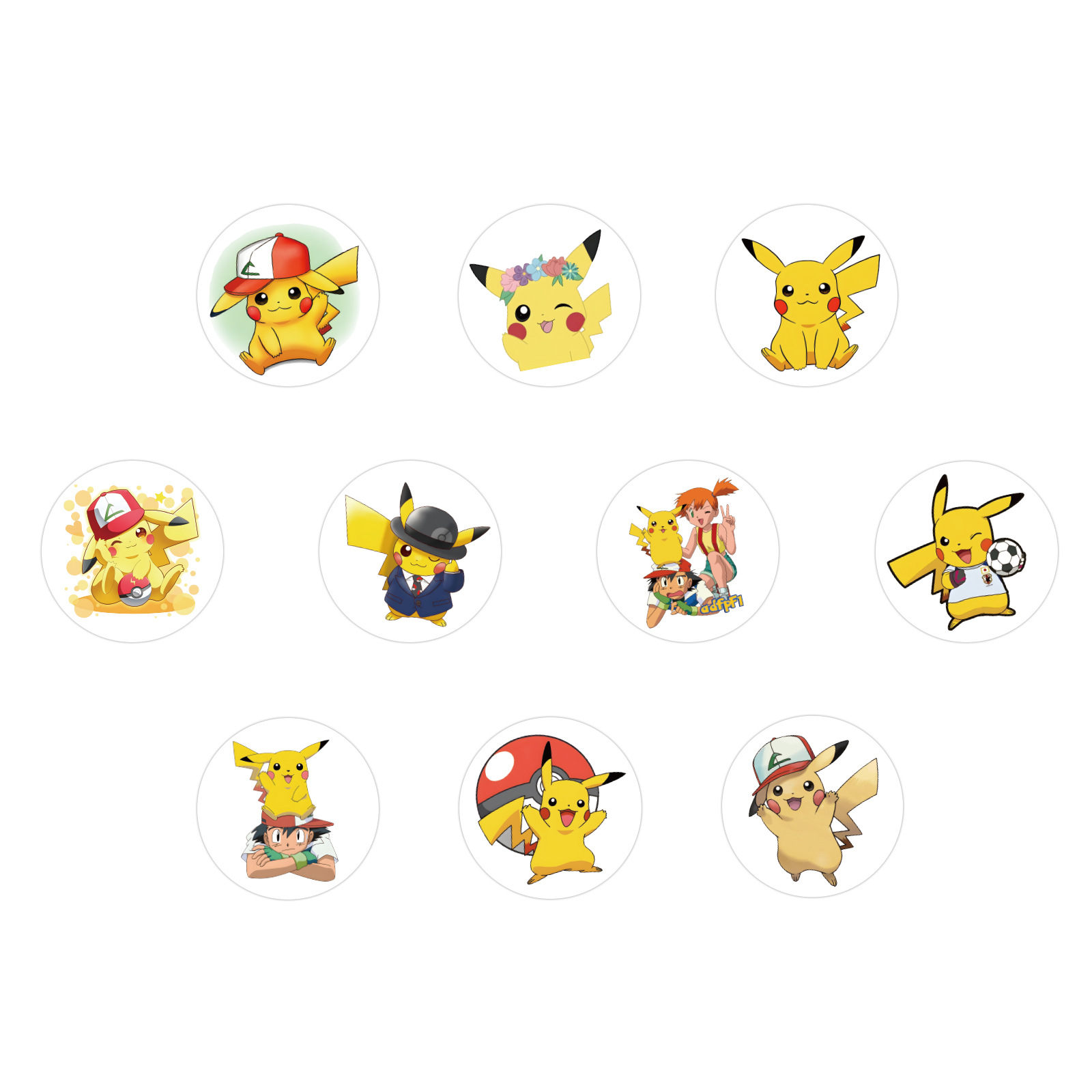 Pikachu Sealing Stickers