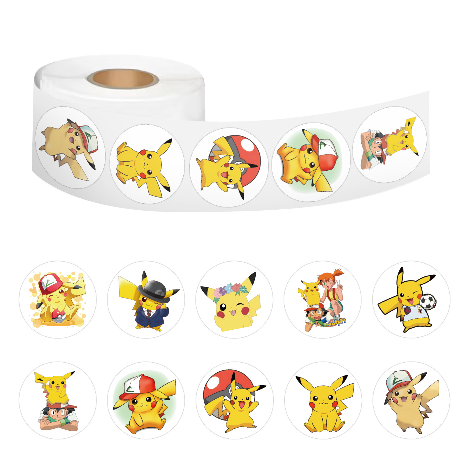 Pikachu Sealing Stickers