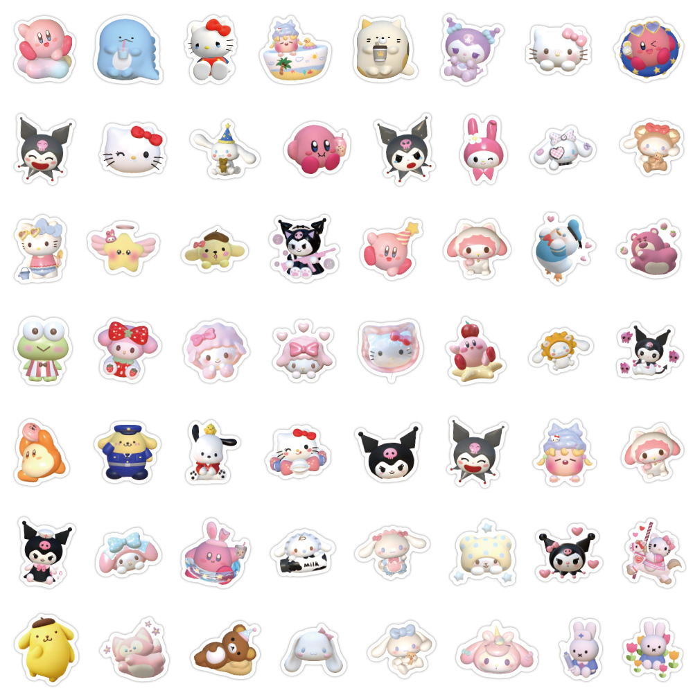 Sanrio Kuromi Melody Hello Kitty Stickers