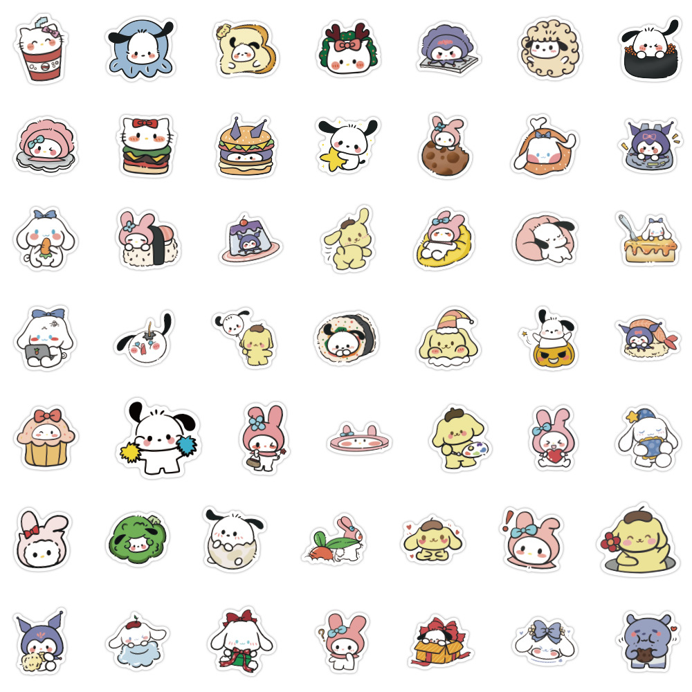 Sanrio Kuromi Melody Hello Kitty Stickers