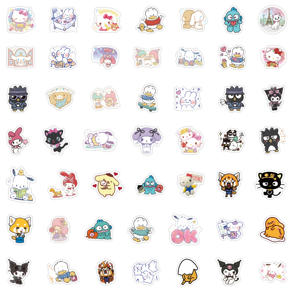 Sanrio Kuromi Melody Hello Kitty Stickers