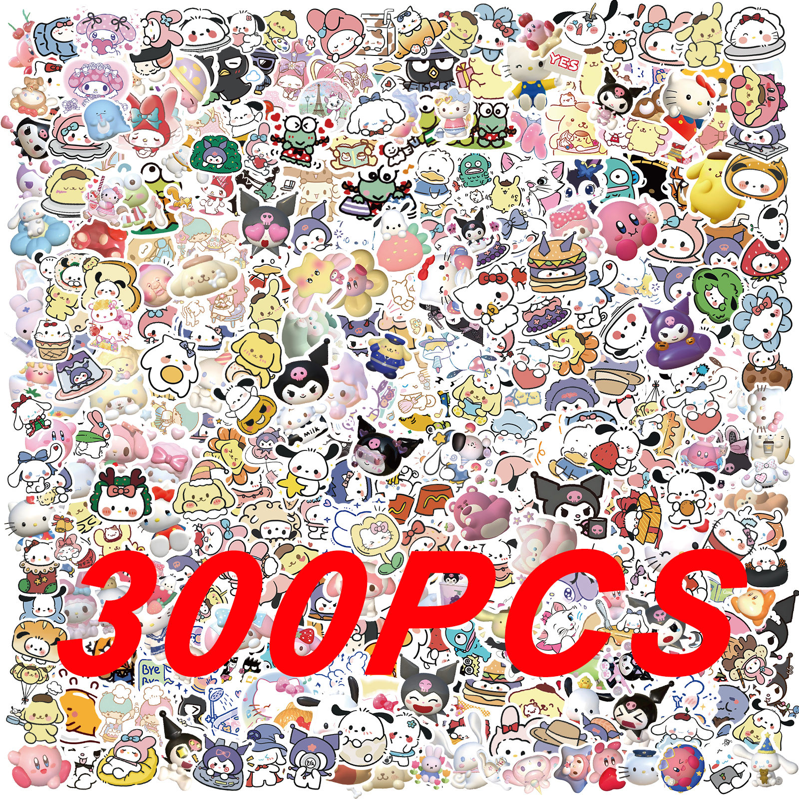 Sanrio Kuromi Melody Hello Kitty Stickers