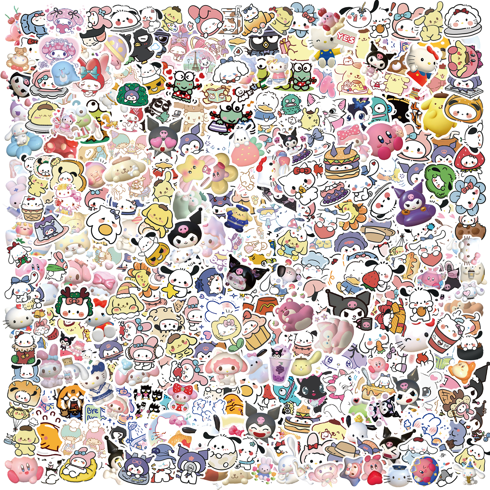 Sanrio Kuromi Melody Hello Kitty Stickers