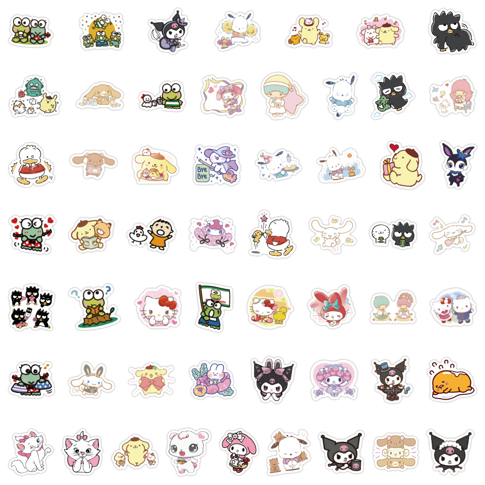 Sanrio Kuromi Melody Hello Kitty Stickers