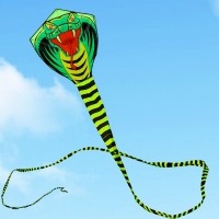 Cobra Kite for Adults - Outdoor Animal Toy from Wei Kite Factory with Flying Line.