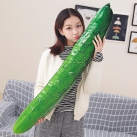 Giant Cucumber Plush Toy - Fun Fruit Pillow for Kids, 70/110cm - Perfect Christmas Gift