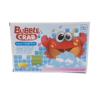 Dropshipping Bubble Crabs Music Kids Pool Swimming Bathtub Soap Machine Automatic Bubble Maker Baby Frog Bath Toy for Children