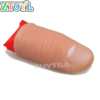 Fake Soft Thumb Tip Finger Fake Magic Trick Close Up Vanish Appearing Finger Tricks Props Toys Funny Prank Party Favor Random