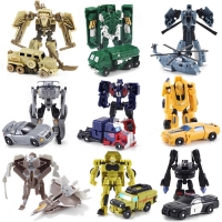 Transformation Robot Car Kit Deformation Robot Action Figures Toy for Boy Vehicle Model Kids Gift