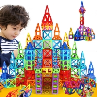 Mini Magnetic Building Blocks Set - 184pcs/110pcs Construction & Model Set for Kids - Educational Toy with Plastic Magnetic Blocks - Perfect Gift