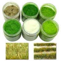 60g 3mm Static Grass Powder for Model Making: 6 Colors/Monochrome Diorama Sand Table Simulation Tuft.
