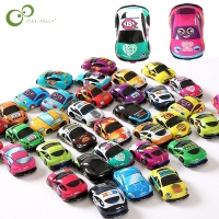 Set of 10 Mini Cartoon Pull-Back Cars for Kids - Cute and Fun Model Toys for Boys and Girls.