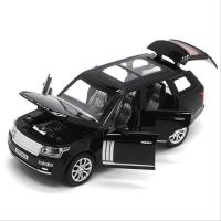 7-Seater Off-Road Toy Car with Sound and Light Effects - Alloy Material, Pull-Back Function, Ideal for Kids' Playtime