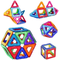 Big Magnetic Blocks DIY Building Single Bricks Designer Accessory Construct Magnet Model Educational Game Toys For Children Kids