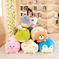 Cute Animal Plush Pillow Toy - Dog/Cat/Totoro/Penguin/Pig/Frog/Shiba for Kids Birthday Gift