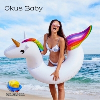 Inflatable Unicorn Pool Float for Kids and Adults - Includes Pump