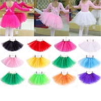 Girl's Sequin 3-Layer Tulle Tutu Skirt for Dance: Soft, Fluffy and Lovely