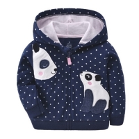 Sping Baby Boys Girls Hooded Sweatshirts Ccotton Cartoon Tops Truck Fower Whale Outwear Kids Clothes For 9m-3years