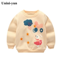 Unini-yun 2017 Boys T shirt Kids Autumn Jackets T-shirt Baby Boy Clothes Camiseta Roupas Infantis Menino Mickey Sweatshirts