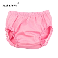 2020 New Fashion Solid Baby Shorts Baby Girl Ruffle Bloomers Diaper Cover Newborn Photography Props Toddler Bloomers YC048