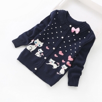 Girls' Cotton Cardigans 3-16 Years - Lovely & Fashionable | Style No. 8518
