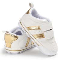 Boys Girls Sneakers Fashion Casual Shoes Baby PU Leather Sports Non-slip Infant Toddler Soft Sole Anti-slip Baby Shoes