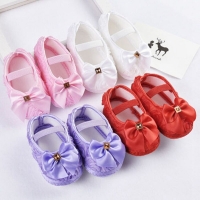 Soft Sole Infant Girl Shoes - Newborn to 18 Months - Moccasin Style
