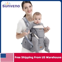 Sunveno Ergonomic Baby Carrier Baby Kangaroo Child Hip Seat Tool Baby Holder Sling Wrap Backpacks Baby Travel Activity Gear