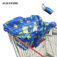 ALWAYSME Universal Baby Kids 2-IN-1 Shopping Cart Cover HighChair Cover For Toddler Cover Restaurant Highchair Dinosaurs Cheaper