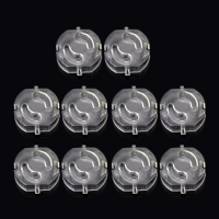 10pcs EU Child Safety Electrical Outlet Cover Plugs for Power Socket Guard Baby Protection Anti Electric Shock Rotate Protector