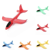 48cm Hand Throw Airplane Toys Epp Foam Outdoor Launch Flexible Plane Kids Gift Toy Free Fly RC Airplane Puzzle Model Toy