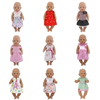 New Dress Wear For 43cm Born Baby Doll 17 Inch Reborn Babies Dolls Clothes