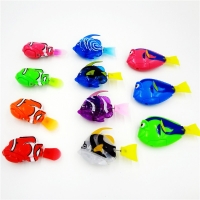 New Electronic Battery-Powered Funny Swimming Fish Bath Toy, Ideal for Decorating Tanks and Entertaining Pets.