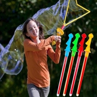 Kid's Outdoor Toy - Large Bubble Wand in Sword Shape, Random Color (1 pc)