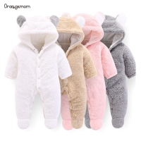 Orangemom Newborn Baby Winter Clothes Infant Baby Girls clothes soft fleece Outwear Rompers baby coat newborn -12m Boy Jumpsuit