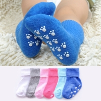Cotton Baby Socks Candy Color Anti Slip Baby Girl Socks Newborn Baby Boy Socks For 1-3 Years Soft Kids Floor Socks recien nacido