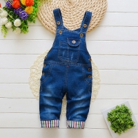 Infant Denim Overalls for Boys and Girls - Autumn Trousers for Newborns, Toddlers, and Kids