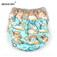Summer Baby Kid Cotton Toddler Shorts PP Pants Girls Boys Nappy Diaper Covers Bloomers Infant Unicorn Printed Baby Clothing 0-2Y