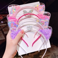 Cute Cat Ears Headband Baby Girls Hairbands Korean Children Princess Kids Hair Accessories Scrunchie Christmas Gift
