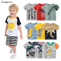 Orangemom cartoon 2022 Summer Children's Clothing Boys Short Sleeve T-shirt Kids Sweatshirt Child's Cotton Clothes Boys T-shirts