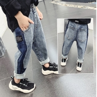 IENENS 5-13Y Kids Boys Clothes Skinny Jeans Classic Pants Children Denim Clothing Long Bottoms Baby Boy Casual Trousers