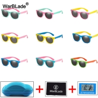 Polarized Kids Sunglasses with Unbreakable Silicone Safety Frame, 100% UV400 Protection and Gender-Neutral Style.
