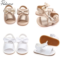 Baby Girls' Bowknot Princess Sandals - Cute, Non-Slip, Sizes 0-18m