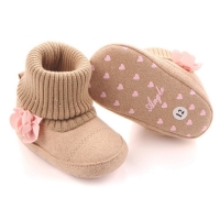 Cute Autumn Winter Children Baby Newborn Warm Flower Boots