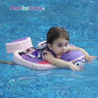 Mambobaby Infant Float - Non-Inflatable Chest Swimming Ring for Toddlers and Babies - Swim Trainer with Buoy - Beach and Pool Toy