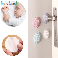 Set of 4 Baby Safety Door Stoppers with Shock Absorbing Protection & Child Lock